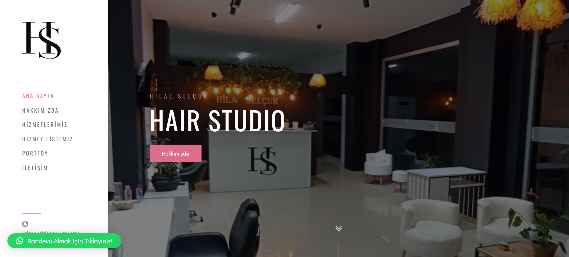 Hilal Selçuk Hair Studio Projesi